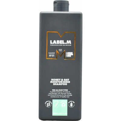 label.m Honey & Oat Moisturising Shampoo 1000 ml