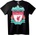 NOONEBRAND Тениска Liverpool FC - You'll Never Walk Alone - L, Black