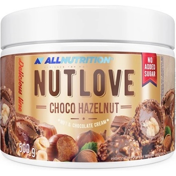 ALLNUTRITION Nutlove Choco Hazelnut Čokoláda s lískovými oříšky 500 g
