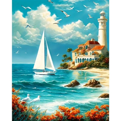 Картина за рисуване по номера 40 х 50 см. xx435
