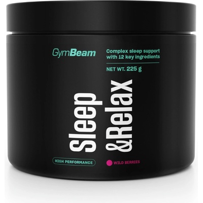 GymBeam Sleep & Relax 225 g lesné ovocie