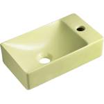 SAPHO Small - Мивка Margitha 38x22 см, без преливник, отвор за смесител, цвят шамфъстък MGT38223 (MGT38223)