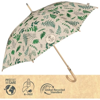 Perletti 19111 deštník dámský automatický bílo zelený