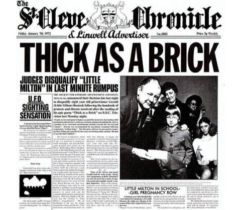 JETHRO TULL: THICK AS A BRICK CD