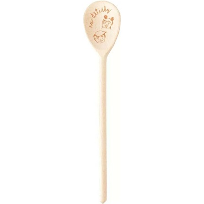 Vařečka dřevo Na dětičky 30 cm