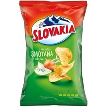 Slovakia Chips s príchuťou Smotana s cibuľou 130 g