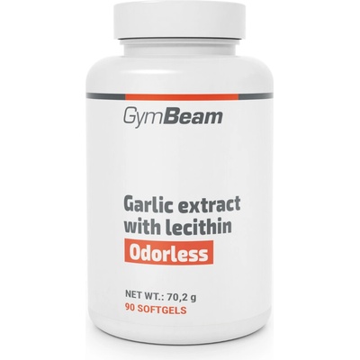 GymBeam cesnakový extrakt s lecitínom 90 kapsúl