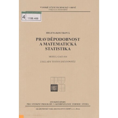 Pravděpodobnost a matematická statistika - Modul 4.