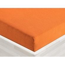 Teptex Prostěradlo froté oranžové 220x200