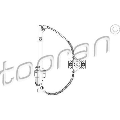 Mechanizmus zdvíhania okna TOPRAN 103 593