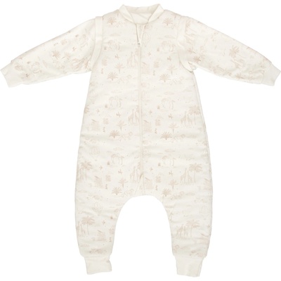 Bimbidreams Бебешки спален чувал с крачета Bimbidreams - Noe, 75 cm, Tog 2.5, White/Linen (8435629206694)