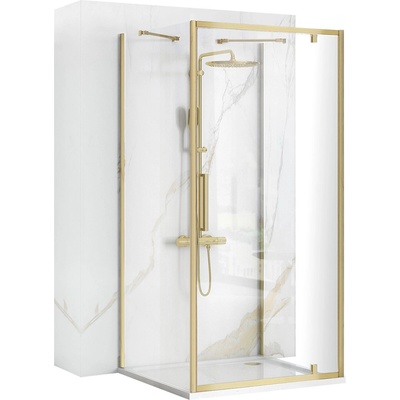 Rea Душ кабина ъглова Rea Rapid Swing Brush Gold (KPL-02524)