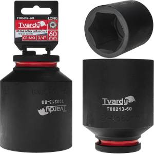 Tvardy Ударна вложка удължена 3/4" 6-стенна 60mm CR-MO 82180 (T00213-60)