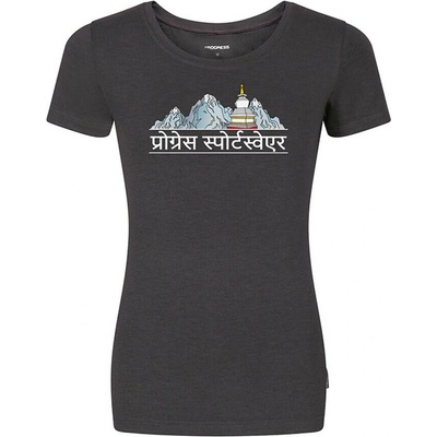 Progress Dámske tričko Aroma "Nepal" čierna