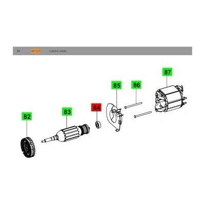 Festool Ložisko 608 DD1 MC3 DIN625 NSK (401525) náhradní díl