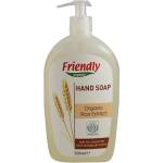Friendly Organic Течен сапун за ръце Friendly Organic - С екстракт от ориз, 500 ml - ozone