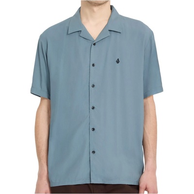 Volcom Мъжка риза с копчета Volcom Single Stone S/S Shirt - Tradewinds (033-3171-0213)