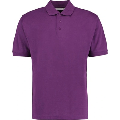 Kustom Kit polokošile Superwash KK 403 pique krátký rukáv pánská COT-430403a6000 purpurové tmavé
