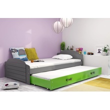 Interbeds Lili 3 Grafit s matracom rozkladacia zelená