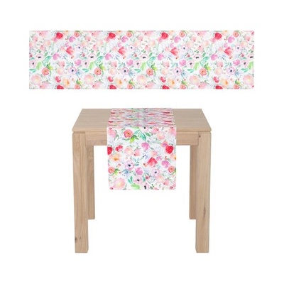 Autronic běhoun s motivem pivoněk UBR084-2 40x150cm