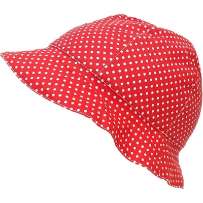 Chráněné dílny AVE Strážnice Bavlněný dětský klobouček Červená bílá
