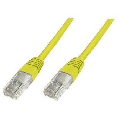 Digitus DK-1511-030/Y RJ45 propojovací, CAT 5e U/UTP, 3m, žlutý