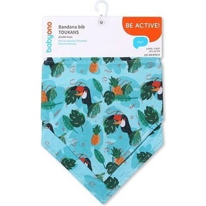 Babyono Лигавник-бандана BabyOno - Be Active, 2 броя, Toukans (5901435414927) - ozone