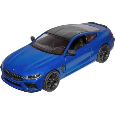 Kinsmart BMW M8 competition coupé modrá 1:38