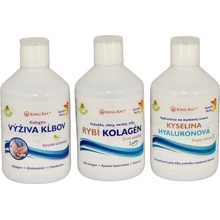 Swedish Nutra Zdravie Rybí kolagén kolagén na kĺby Joint kyselina hyalurónová trojbalenie 3 x 500 ml