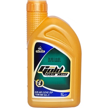 Aksoil gold series ultra gear line ep 75w-80 gl-5 1l