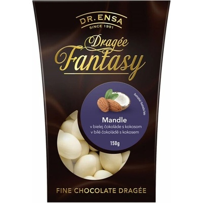 Dragee mandle v b.č. s kokosom 150 g