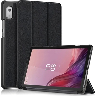 GIGAPACK púzdro s podstavcom pre Lenovo Tab M9 / Tab M9, s efektom kože, aktívne FLIP, stolný držiak, Čierne GP-138220