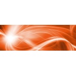 DIMEX ART Фототапет за кухня - оранжева абстракция 180 x 60 см
