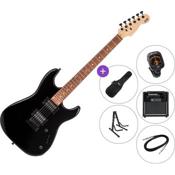 PSD Guitars SPS-100 SET Black Електрическа китара
