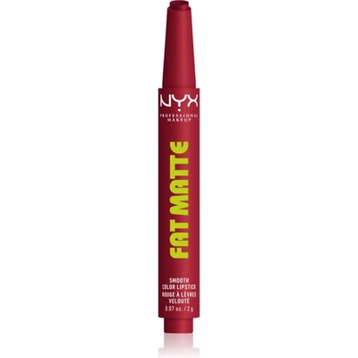 NYX Cosmetics Fat Matte балсам за устни с матиращ ефект Plushin' Plum 2 гр