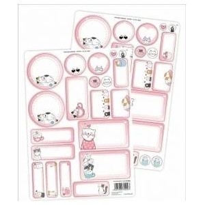LearnHow Name stickers - Kitty 44pcs