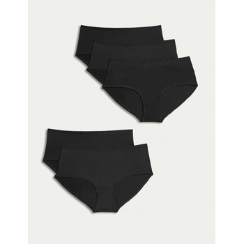 Marks & Spencer Комплект от пет дамски панталона в черно Marks & Spencer Marks & Spencer | Cheren | ЖЕНИ | XS