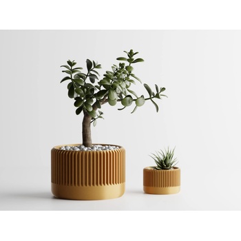 Ваза Delta 1 Голяма, 141x141xH92mm - Златна