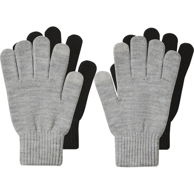 esmara Pánská čepice rukavice šála rukavice šedá/černá