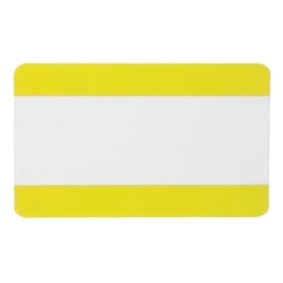 Samolepicí vyznačovací kapsy WT-5118, 1/2 A4 uzavřená – PVC, žlutá, 323×187 mm, balení 10 ks
