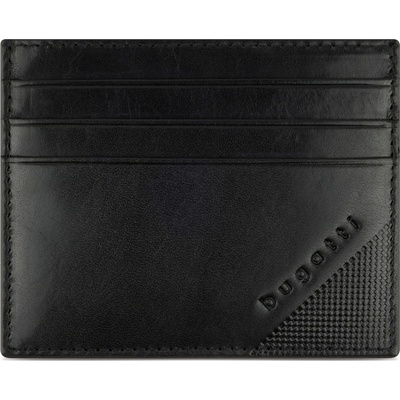 Bugatti Kožené pouzdro na karty RFID Nobile Card Case 49125001 černé – Sleviste.cz