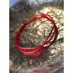 Kathryn' s Bracelets Червен конец със злато за жена (ДЗГ6)