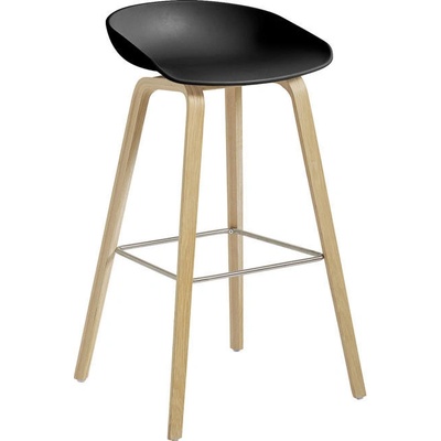 Hay Aas 32 High Lacquered Oak Veneer + black