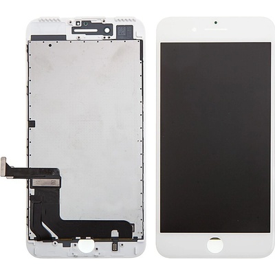 AppleMix LCD panel + dotykové sklo (digitalizér dotykovej obrazovky) pre Apple iPhone 7 Plus - biele - kvalita A+