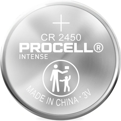 Duracell Бутонна батерия DURACELL PROCELL CR2450, 3V, 1 бр. bulk, Литиева, /цена за 1 батерия/ (PROCELL-CR2450-1PK-BULK)