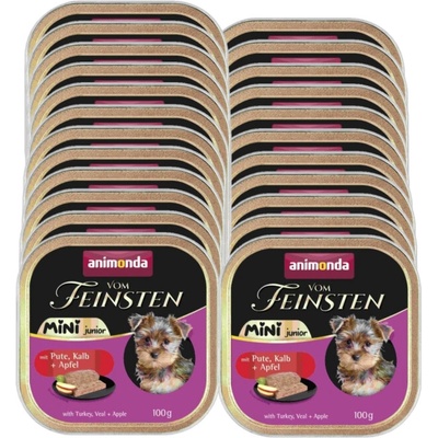 Animonda Vom Feinsten mini junior krůtí telecí jablko 24 x 100 g