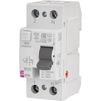 ETI EFI-P2 - 2Pól/40A/100mA/A/10kA - 002061122