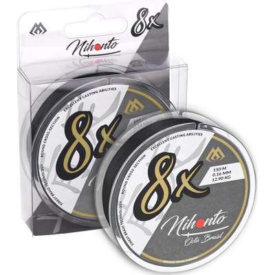 Mikado šňůra NIHONTO OCTA BRAID 150m 0,16mm 12,9kg