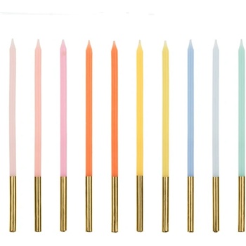 Party Deco Свещички за Рожден Ден - Различни Цветове