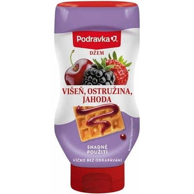 Podravka Džem višeň, ostružina, jahoda 330g